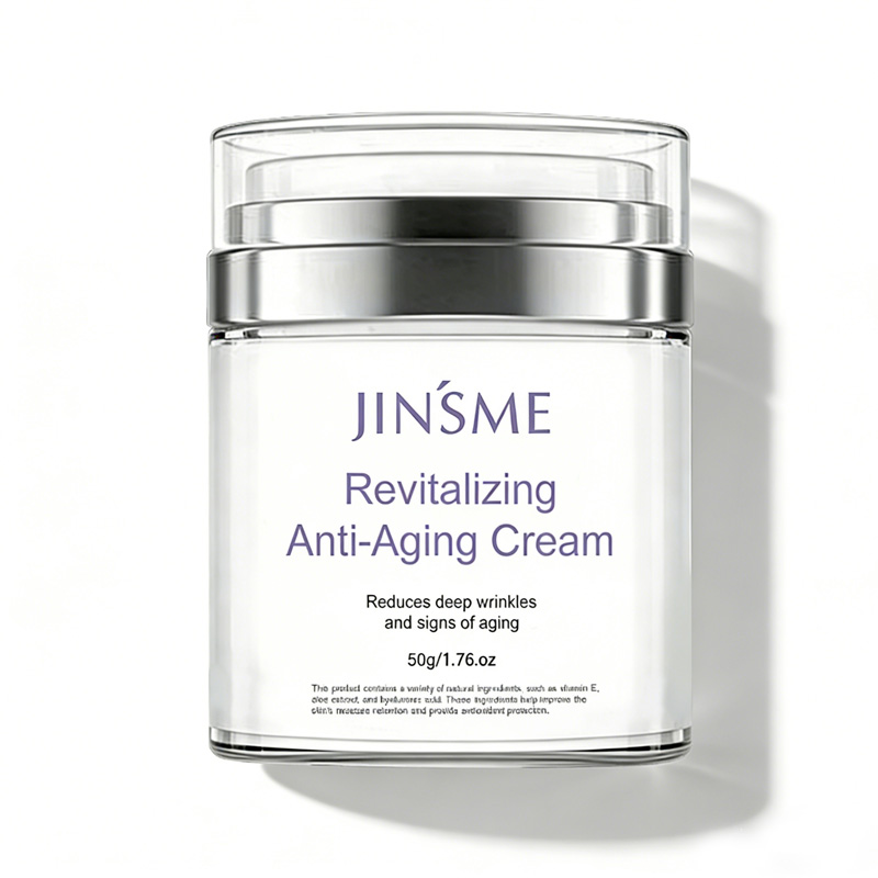 OEM/ODM Private Label Moisturizing Anti-wrinkle Vitamin E Face Night Cream Jojoba Oil Peptides Collagen Firming Anti-aging