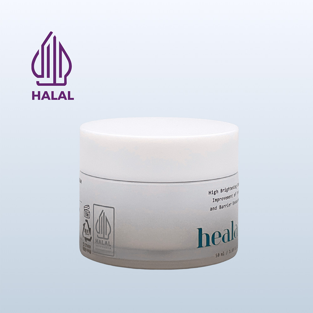 [HEALARA] RADIANCE SHOT BARRIER PROTECT CREAM Korean Vegan Halal Certified Seaweed Derived Hydration Repair Radiance Makeup Base