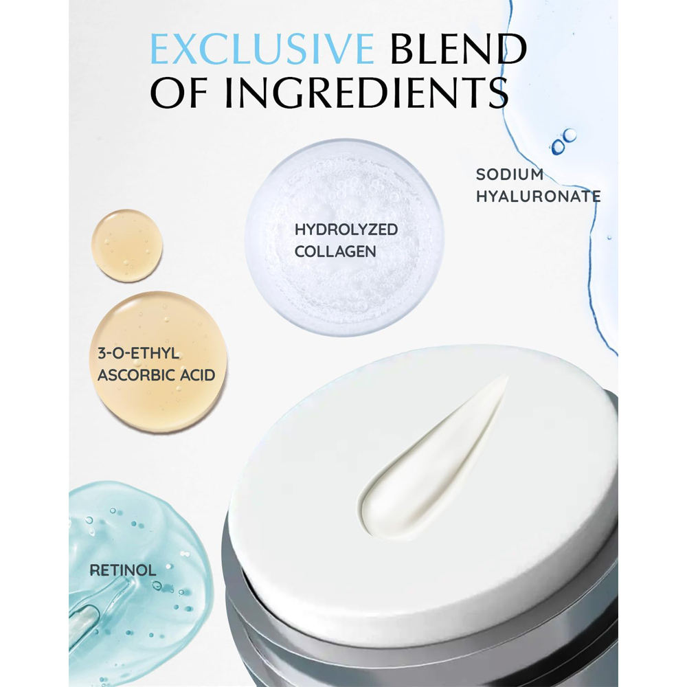 Private Label Deep Hydrating Anti Aging Firming Neck Repair Face Moisturizer Retinol Collagen Night Cream