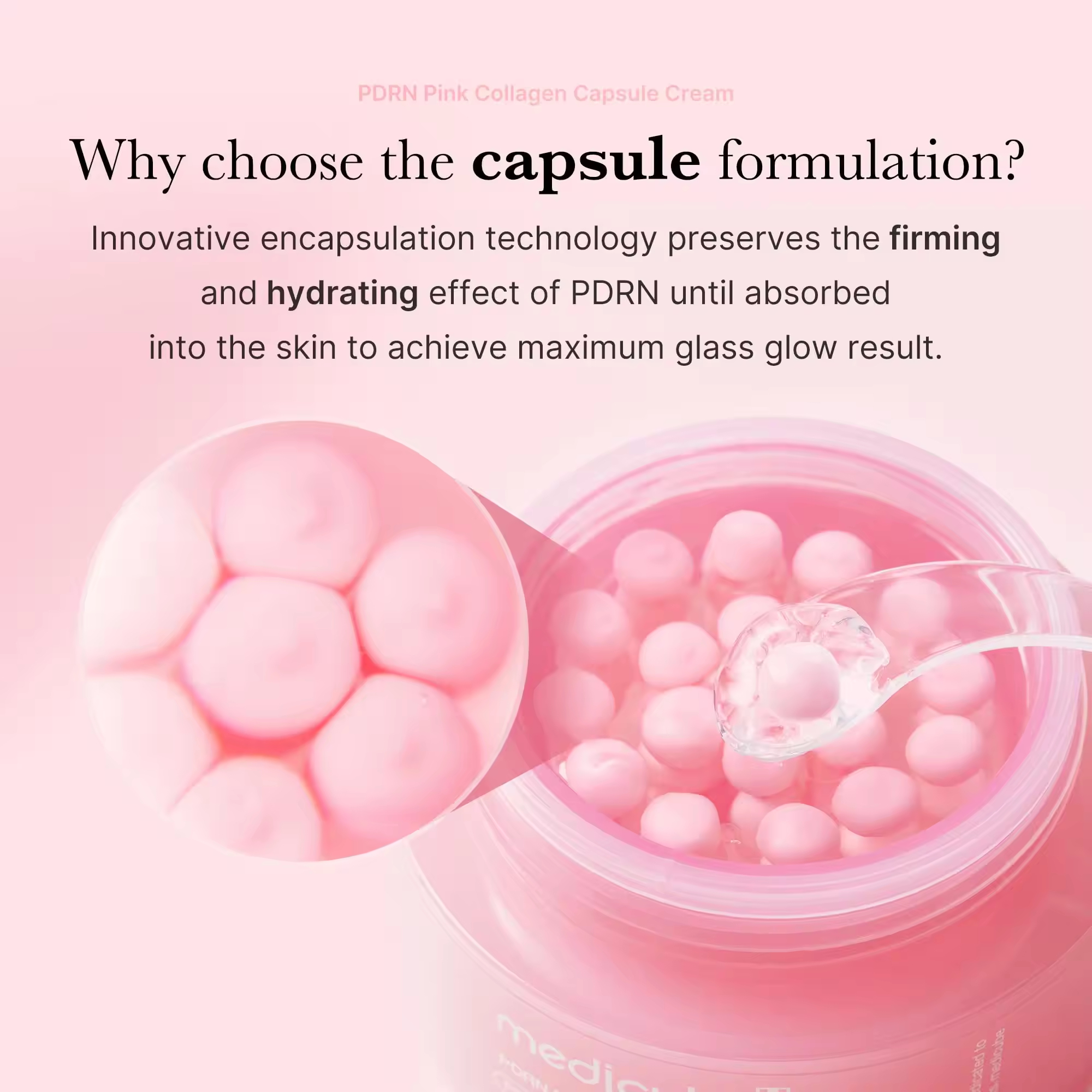 Medicube Collagen Jelly Cream Freeze-Dried Hydrolyzed Collagen Boosts Skin's Barrier Hydration and Gives 24h Glow Facial Cream