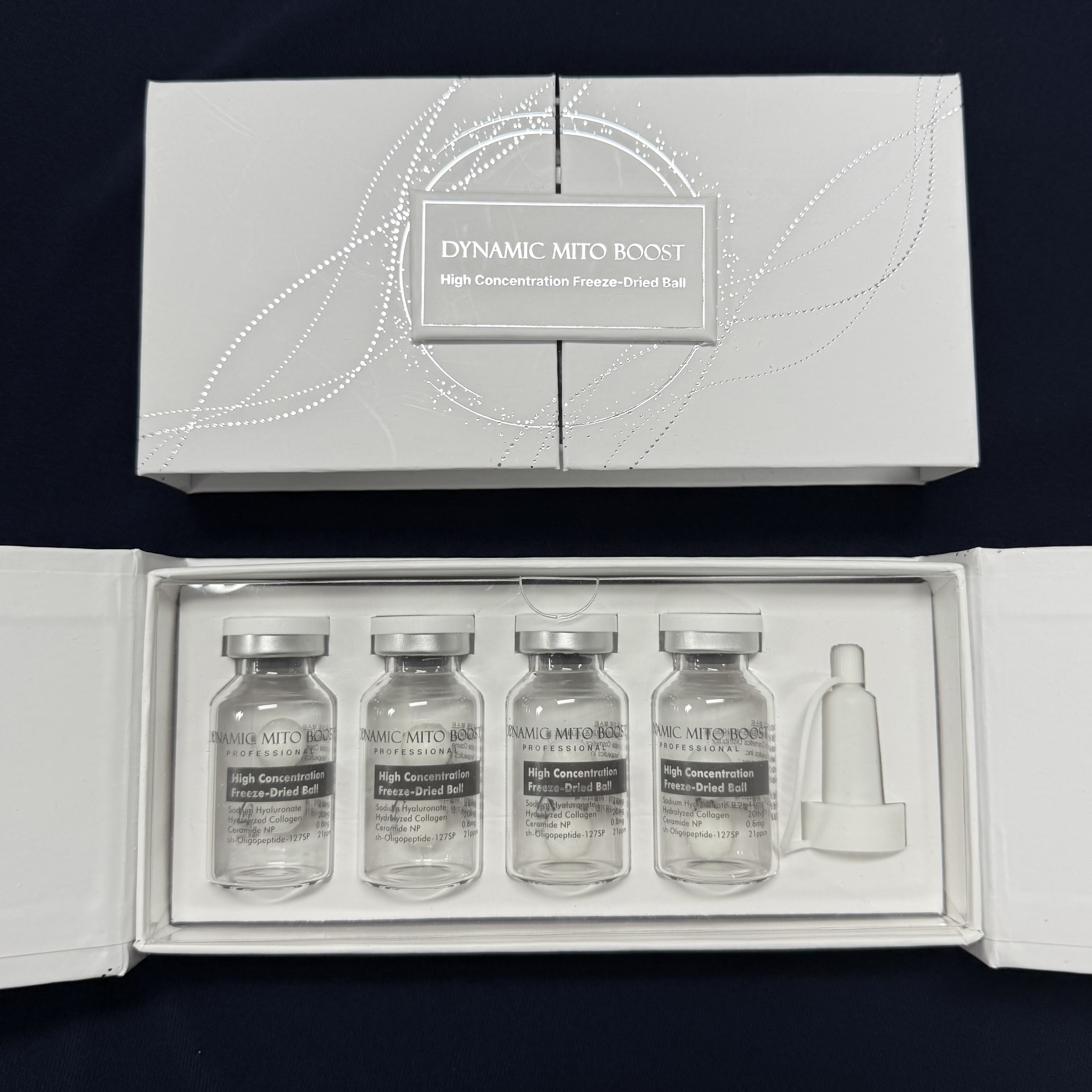 Boutique Facial Ampoule Freeze-Dried Peptide Ball Hyaluronic Acid Anti-Aging Wrinkles Dark Spots Pigmentation Whitening