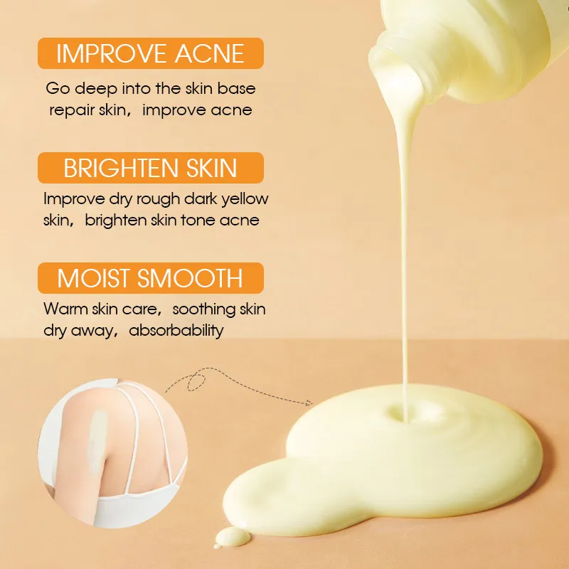 Turmeric Body Lotion24-Hour Moisturizing 8% Niacinamide 5%Hyaluronic Acid