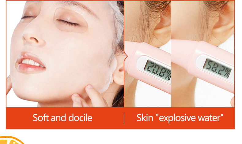 Best New Whitening Facial Mask With Vitamin C Serum And Hyaluronic Acid For Face Filling And Plumping Skin Care Beauty
