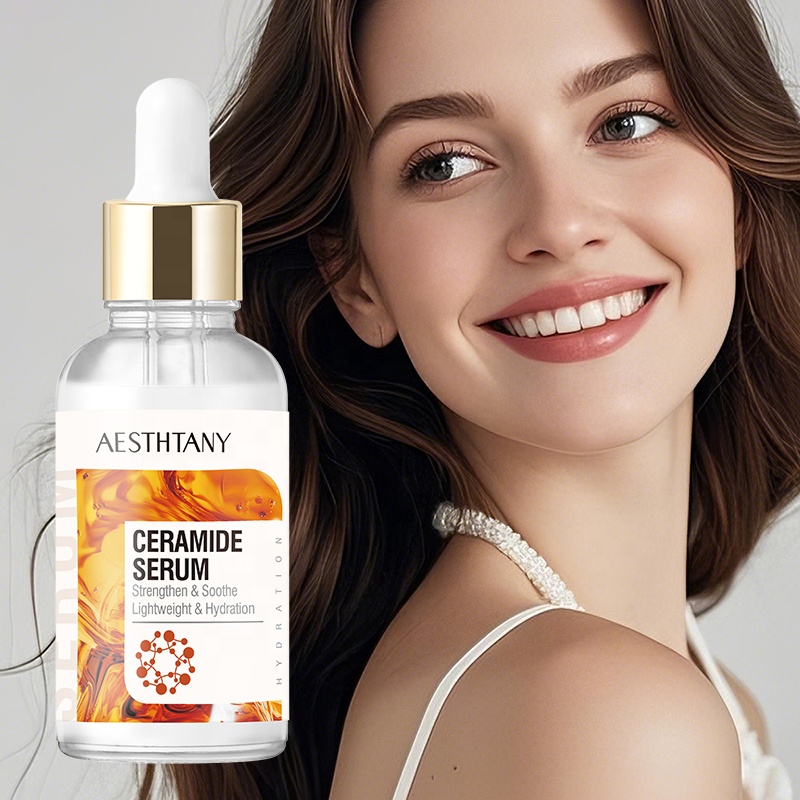 AESTHTANY Ceramide Hydrating Nourishing Repair Serum | Strengthens Skin Barrier Moisturizer for Face Dry Sensitive Skin