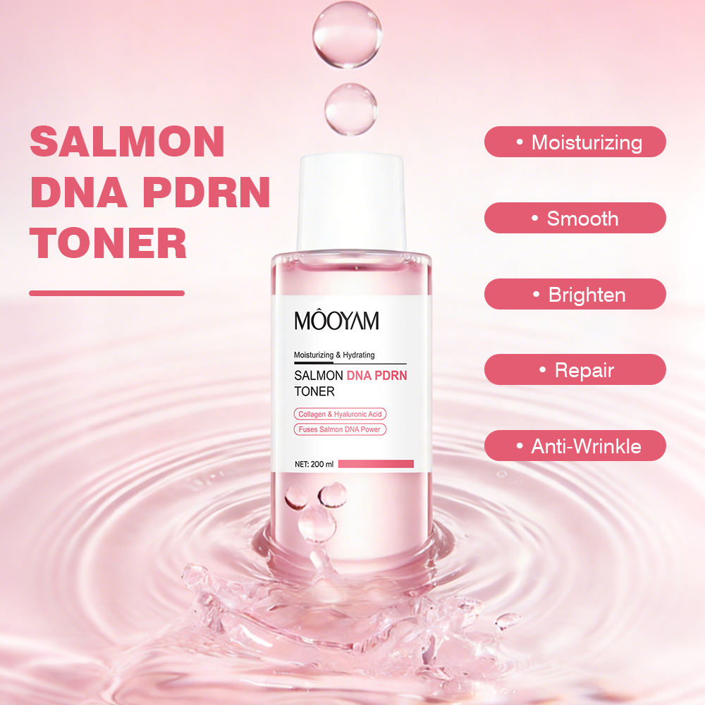 MOOYAM Salmon Dna Pdrn Toner for Face&amp;Body Soothing and Stabilizing Repairing Skin Barrier Hydrating Improving Redness OEM Toner