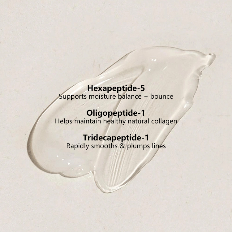 Private Label Pro-Collagen Peptide Plumping Moisturizer Gel Herbal Ingredients Exfoliating Nourishing Day Use for All Skin Types