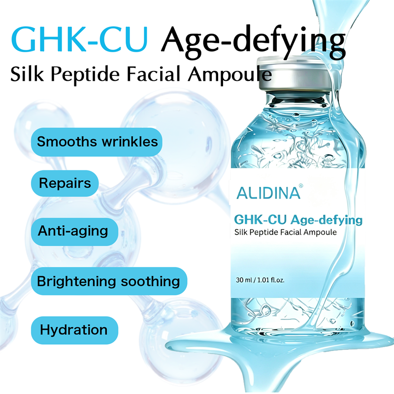 ZS GHK-CU Copper Peptide Anti-aging Ampoule Deep Collagen Multi Peptide PDRN for Face Tightening, Lifting, Smoothing, Hydrating