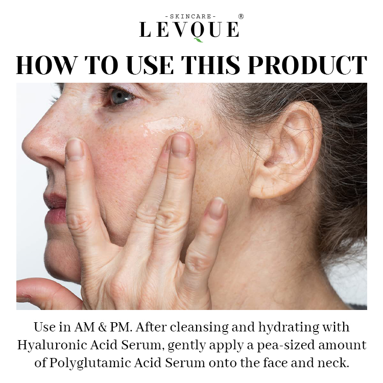 Private Label Face Serum Polyglutamic Acid Honey Moisturizing Dry Skin Reducing Fine Lines Boosting Radiance Anti-Wrinkle