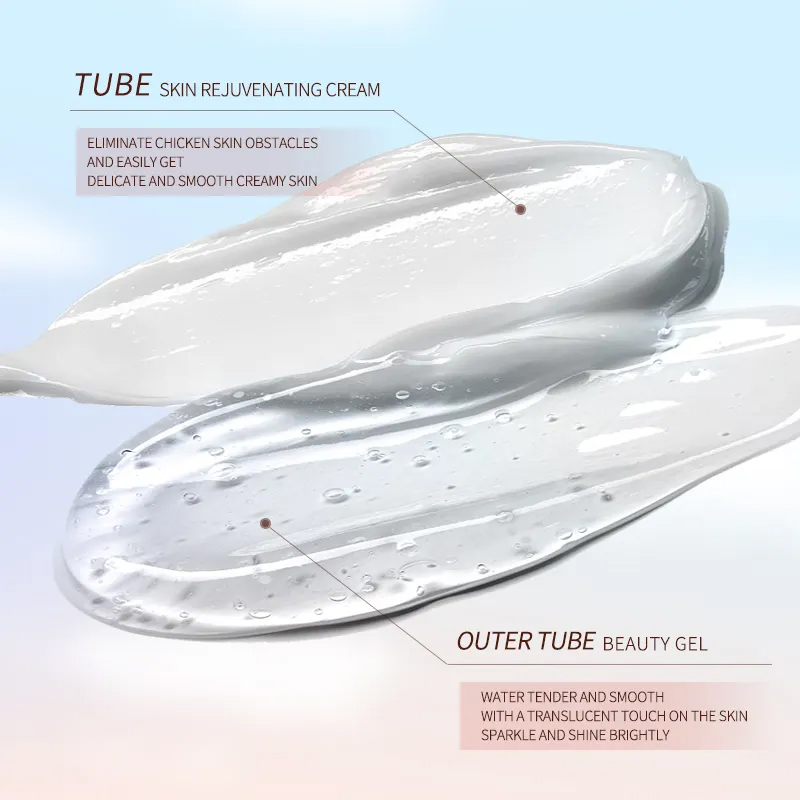 Ditong Double Tube Non-Greasy Herbal and Hyaluronic Acid Moisturizer Cherry Body Lotion