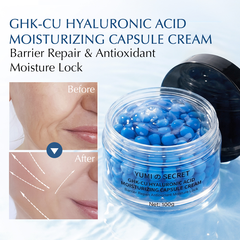 Private Label OEM GHK Cu Copper Peptide Face Cream Anti Aging Firming Moisturizer For Mature Skin 100ml