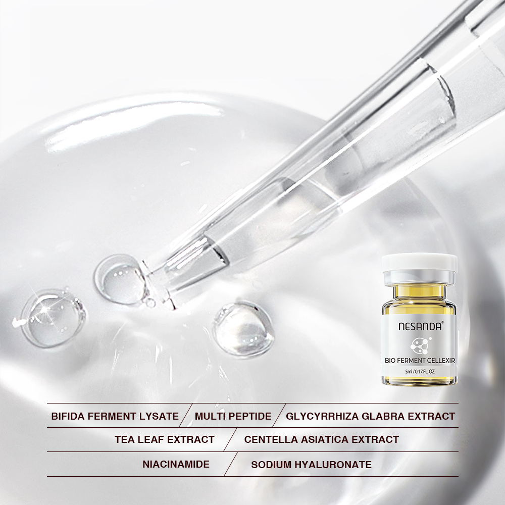 Anti Wrinkle Ampoule Serum for Face Fine Lines Skin Elasticity Niacinamide Peptides Glow Advanced Moisture Smooth Lightening