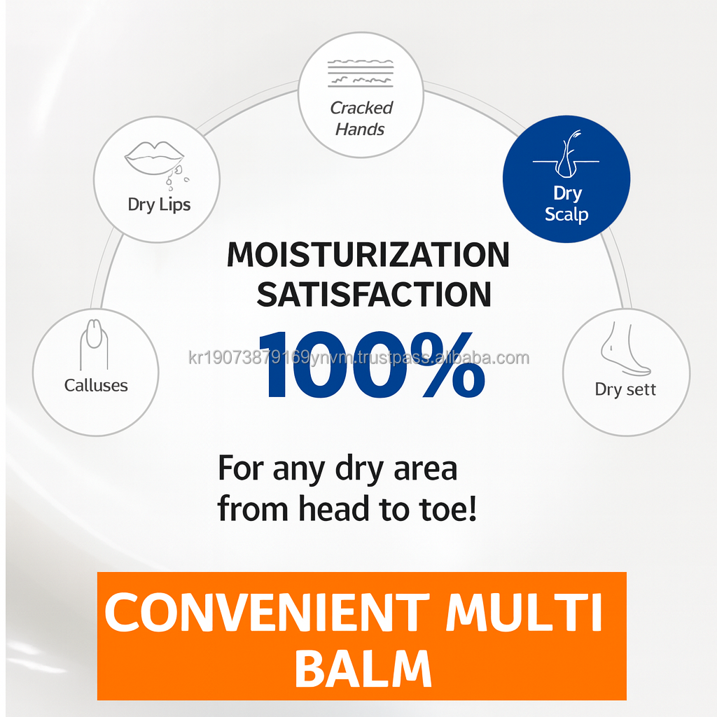 Korean Skincare OEM Squalane Hydration Balm for Milky Glow Skin Booster Moisturizing Care