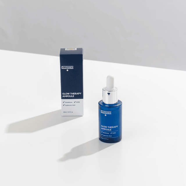 Glutanex Glow Therapy Ampoule peptide firming anti aging barrier repair hypoallergenic soothing smooth concentrated complexion