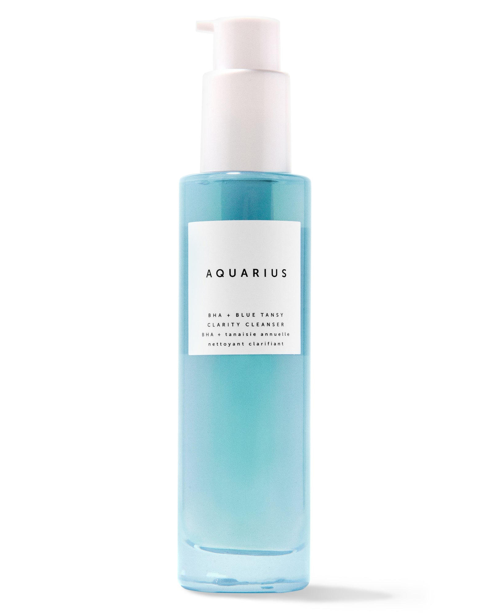Private Label 100ML Hydrating Pore Purifying Face Wash Facial Cleanser Aquarius BHA + Blue Tansy Clarity Cleanser Gel