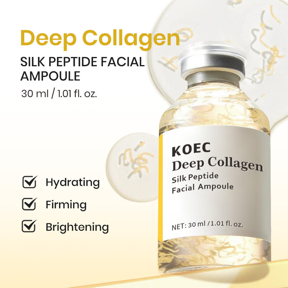 KOEC Deep Collagen Silk Peptide Facial Ampoule, 30ml