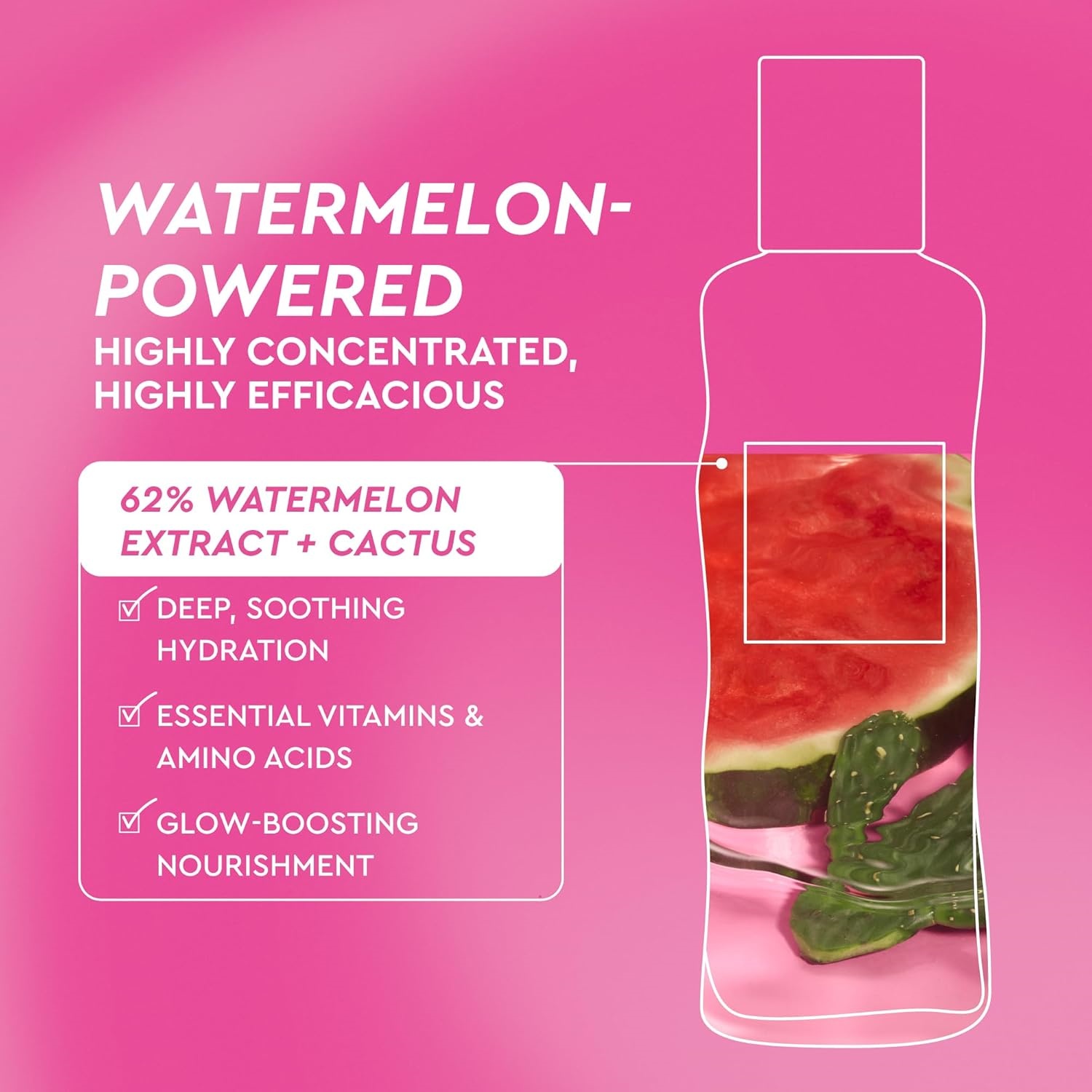 Private Label OEM Watermelon Glow Toner PHA BHA Pore Refining Exfoliating Facial Toner With Hyaluronic Acid