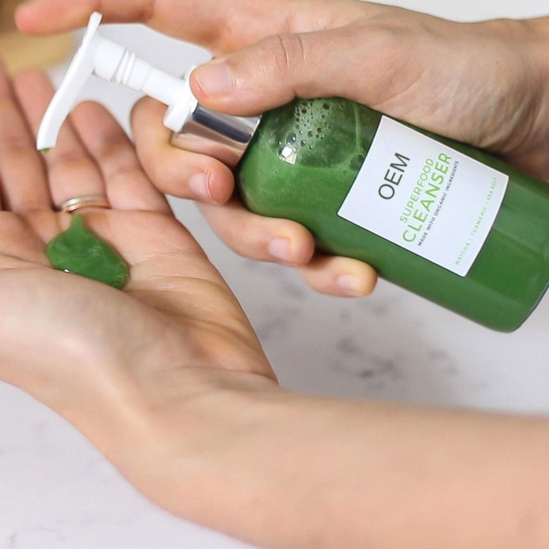 Deep Cleansing Face Wash Facial Cleanser Whitening Brightening Hydrating Superfood Cleanser