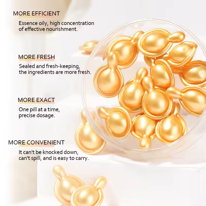 Wholesale Ceramide Serum Moisturizing Repairing Skin Care Facial Anti Aging Anti Wrinkle Serum Capsules