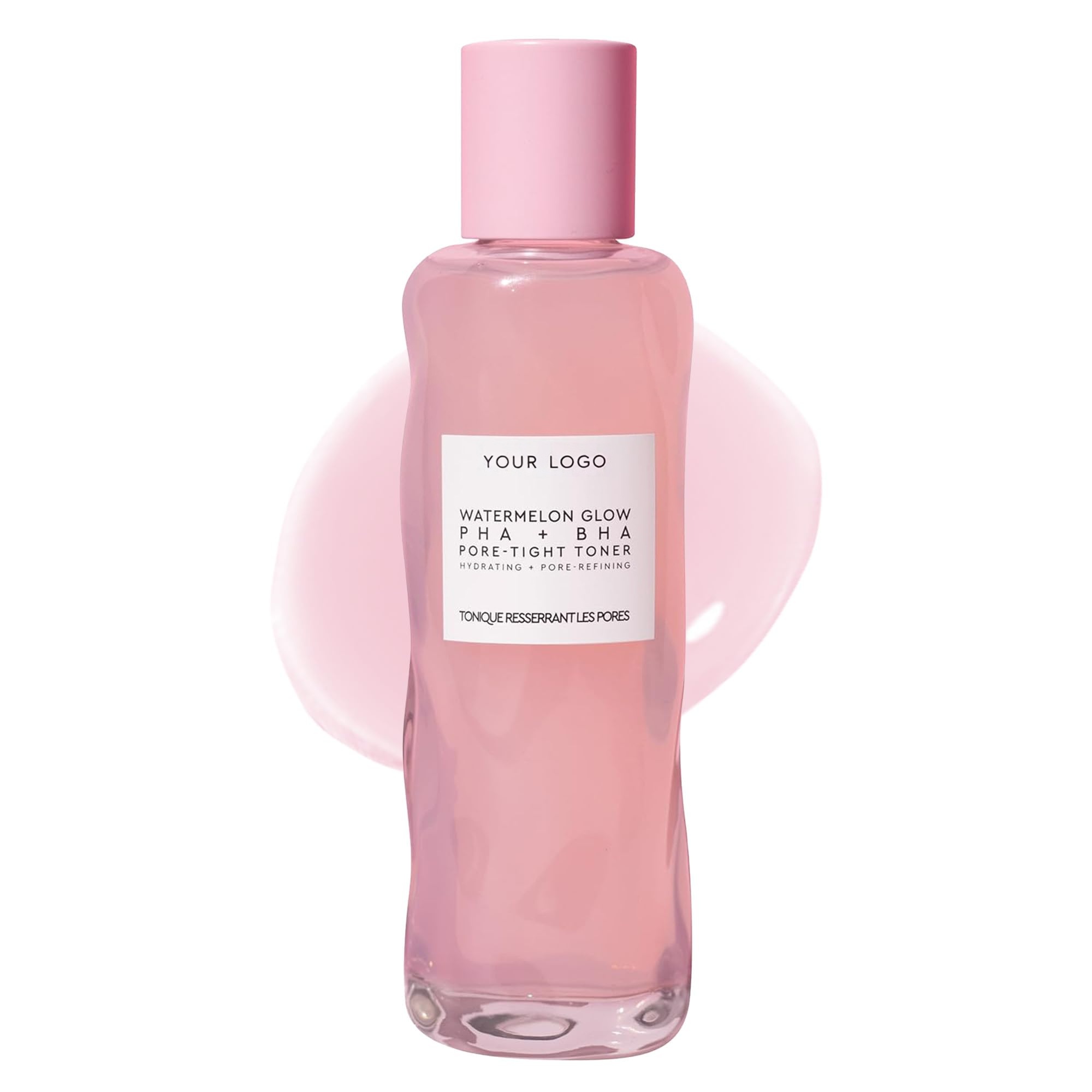 Private Label OEM Watermelon Glow Toner PHA BHA Pore Refining Exfoliating Facial Toner With Hyaluronic Acid