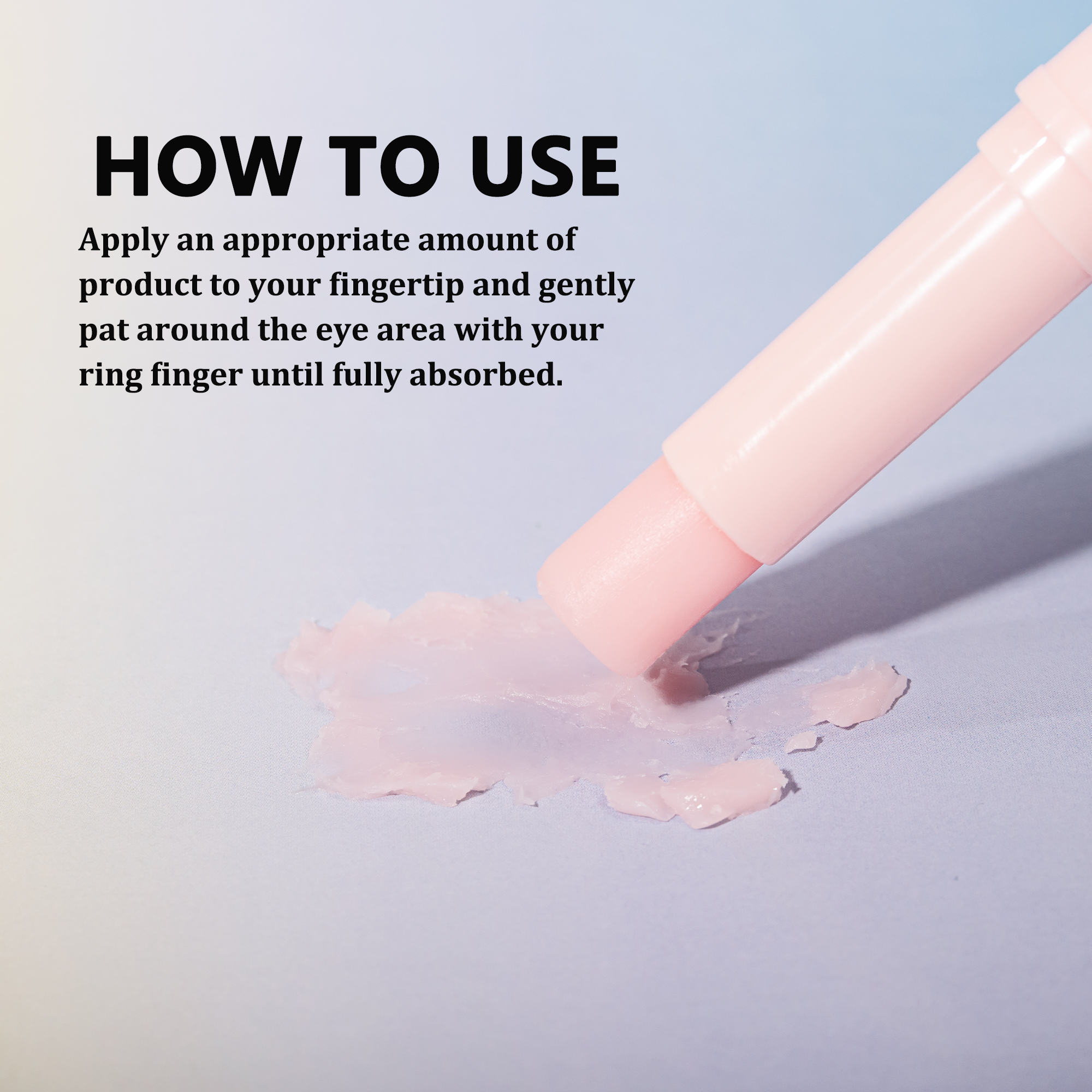 Wholesale Eye Balm Stick With Retinol Eye Bags Removal Anti-Wrinkle Moisturizing Moisturizing Peptide Pink Under Eye Balm