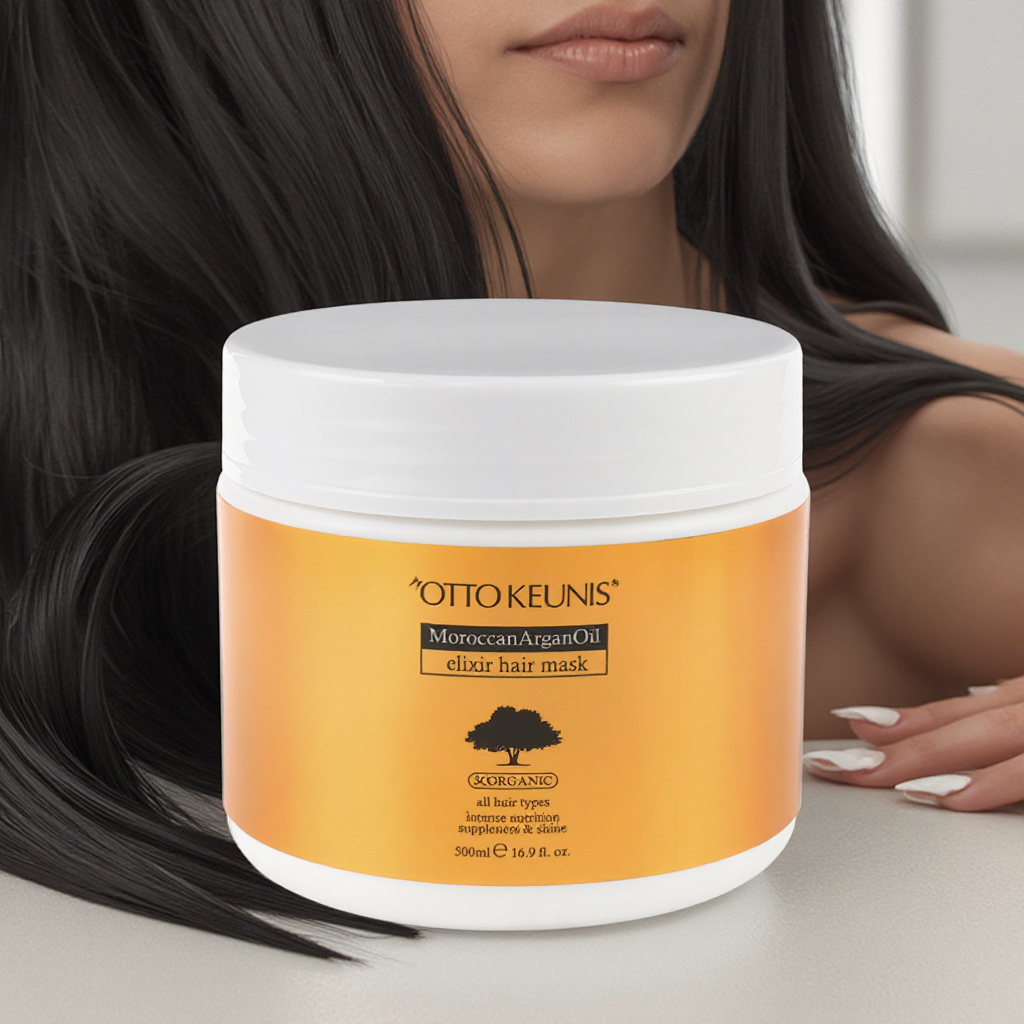 ISO Certified Organic Keratin Herbal Bond Repair Cream Hair Mask Ceramide Technology 2-IN-1 Formula Nourishing 500ml