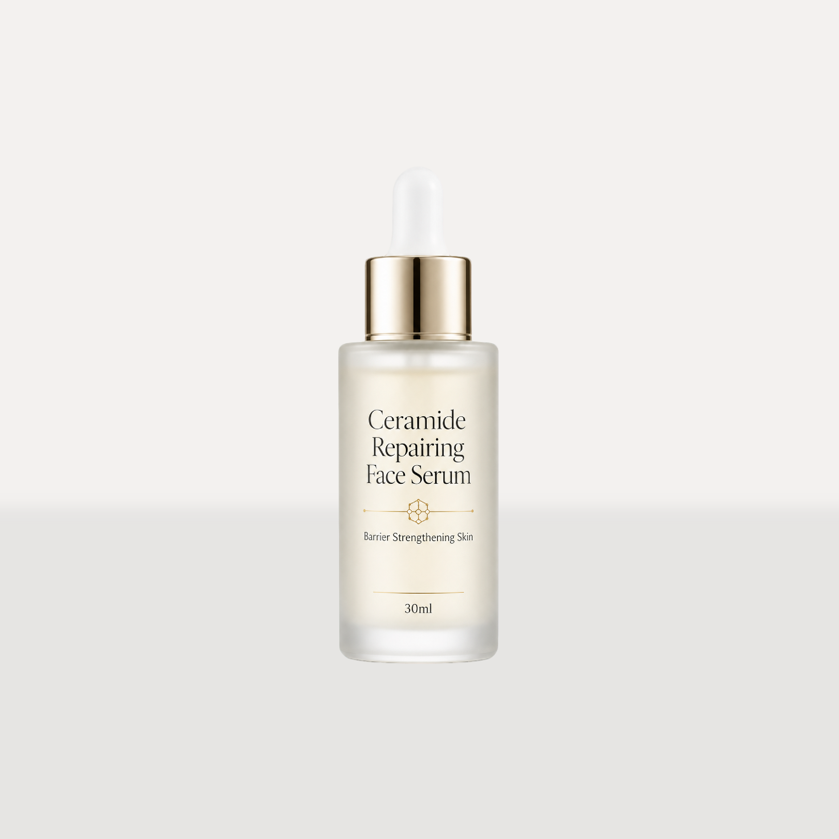 OEM ODM Skincare Manufacturer Custom logo Ceramide Repairing Face Serum 30ml Barrier Strengthening Skin Essence