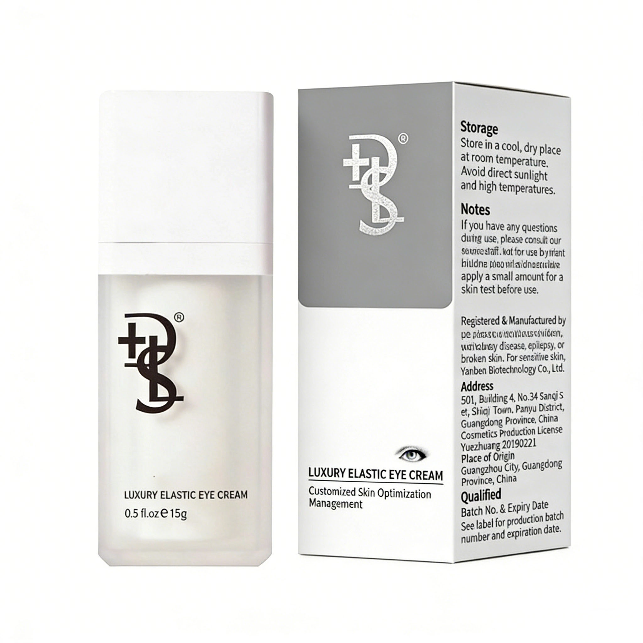 OEM ODM Vegan Organic Caffeine Under Eye Cream Vitamin E Anti-Wrinkle Moisturising Reduces Eye Puffiness Dark Circles