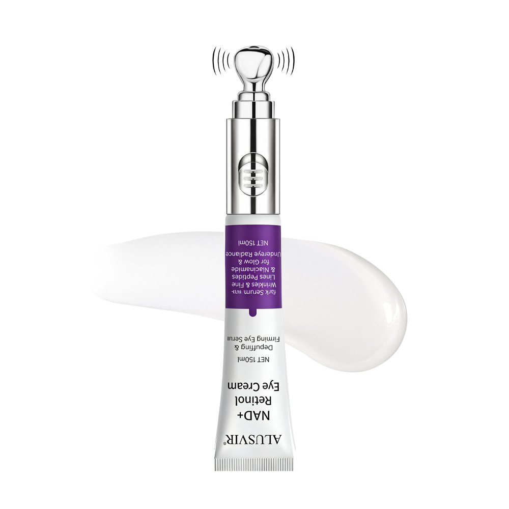 Korean Electric Eye Cream Nad+ Retinal Peptides Niacinamide Brightening Dark Circles Lightening Eye Gel Anti-Wrinkle Formula