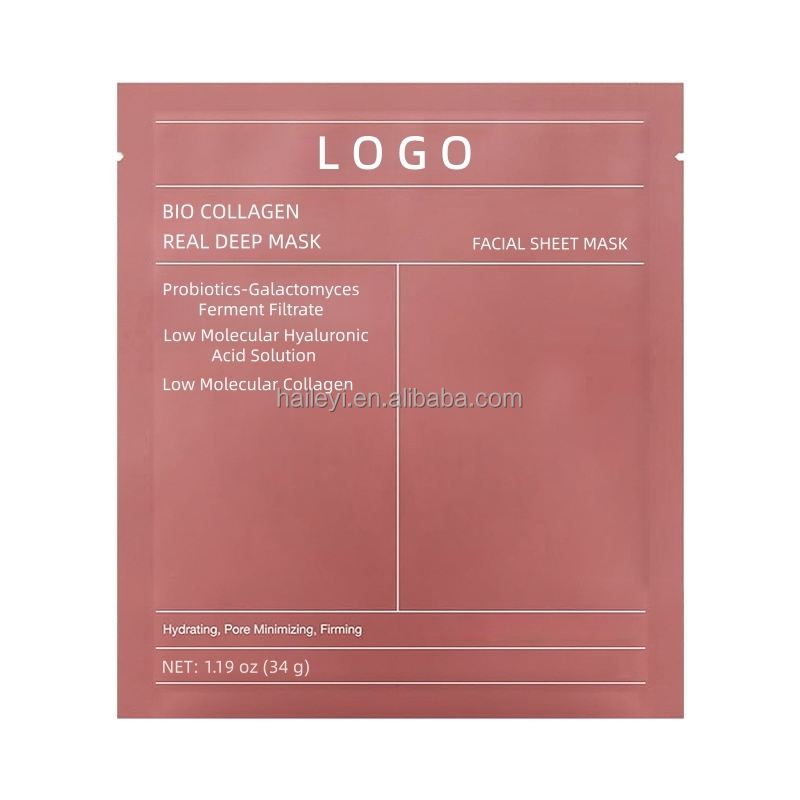 Bio-Collagen Hydrating Overnight Hydroge Real Deep Face Mask Pore Minimizing Elasticity Plumping for Glowing Skin Daily Care