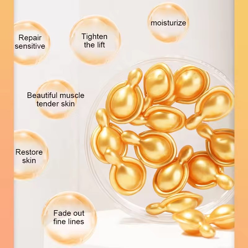 Wholesale Ceramide Serum Moisturizing Repairing Skin Care Facial Anti Aging Anti Wrinkle Serum Capsules
