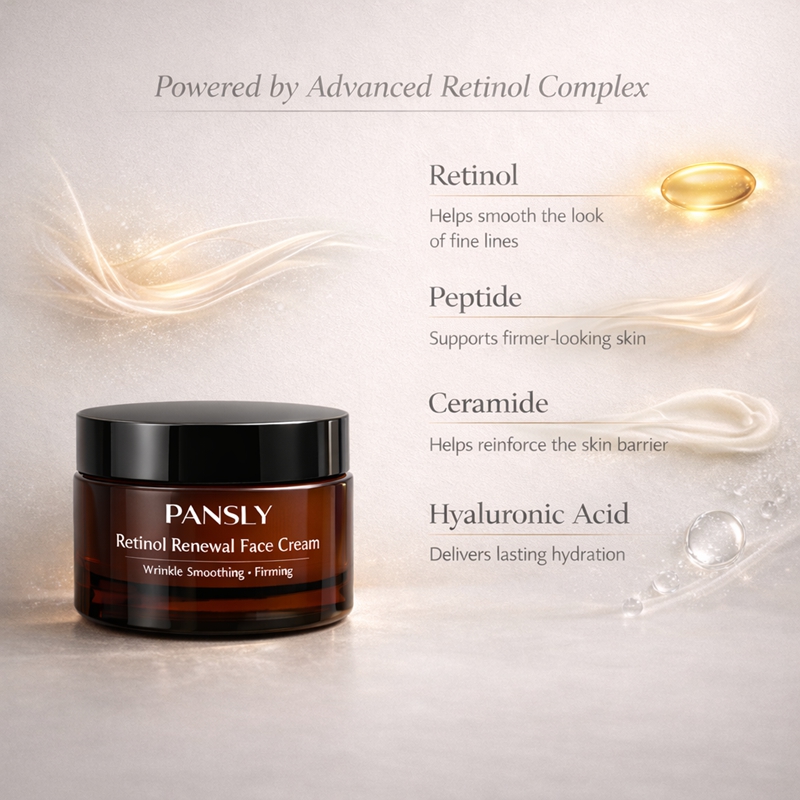 Private Label Retinol Peptide Face Cream Anti Aging Wrinkle Repair Firming Moisturizing Face Cream