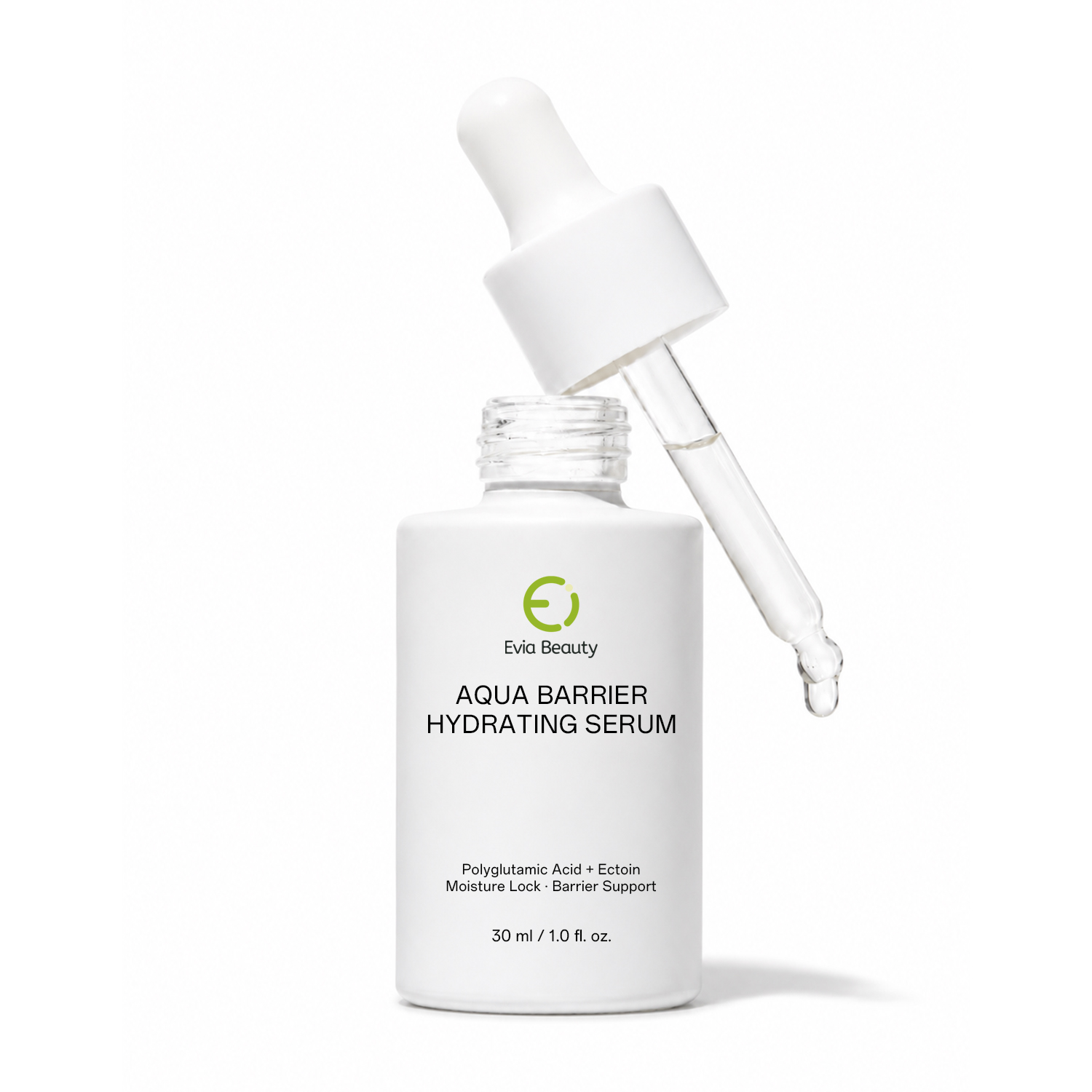 Private Label Polyglutamic Acid Ectoin Face Serum Hydrating Moisture Lock Barrier Care Serum for Dry Dehydrated Skin
