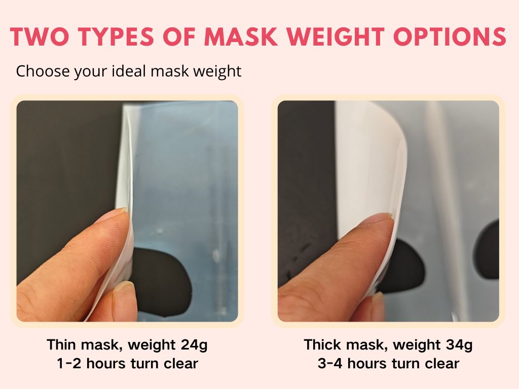 3in1 Hyaluronic Acid Smooth Remove Dead Skin Firming Hydrogel Bio Collagen Sheet Peeling Off Masks Customized Logo Crystal