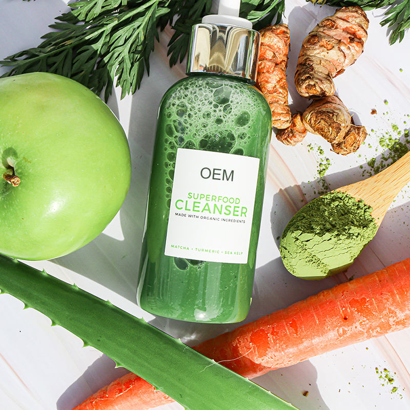 Deep Cleansing Face Wash Facial Cleanser Whitening Brightening Hydrating Superfood Cleanser
