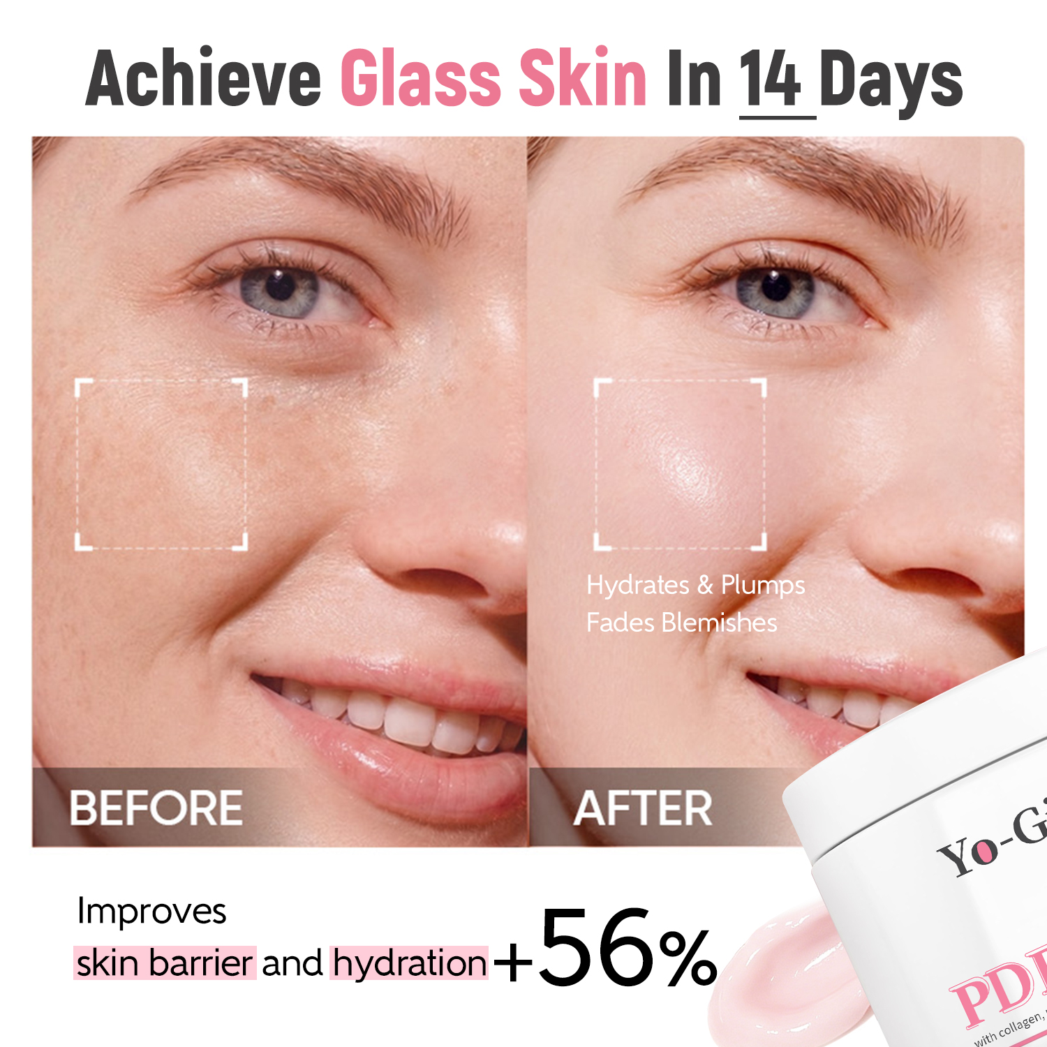PDRN Collagen Peptide Gel OEM ODM Private Label Firming Hydrating Brightening with Niacinamide &amp; Matrixyl 3000 - Custom Formula