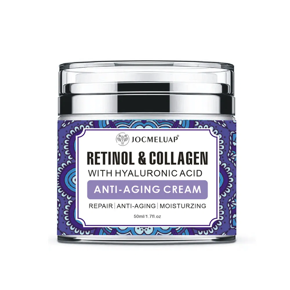 Fade Fine Lines Skin Firming Anti Aging Wrinkle Face Moisturizing Retinol Cream with Hyaluronic Acid Face Cream