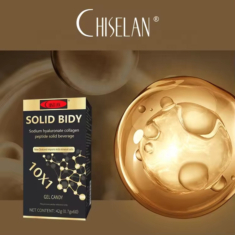 Wholesale Healthy Premium Sodium Hyaluronate Collagen Peptide Gel Candy Beauty Skin Care Supplement Collagen for Women