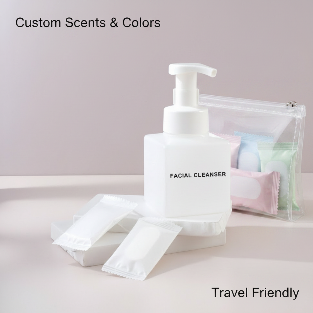 Private Label OEM Deep Pore Cleaning Amino Acid Foam Facial Cleanser, Amino Acid Hydrating Soap Tablet Refills