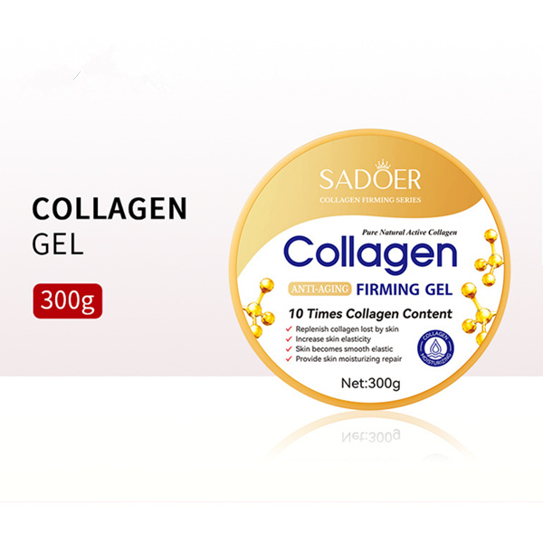 Private Label Collagen Natural Brighten Repair Face Skin Care Tightening Firming Soothing Collagen Gel for Face