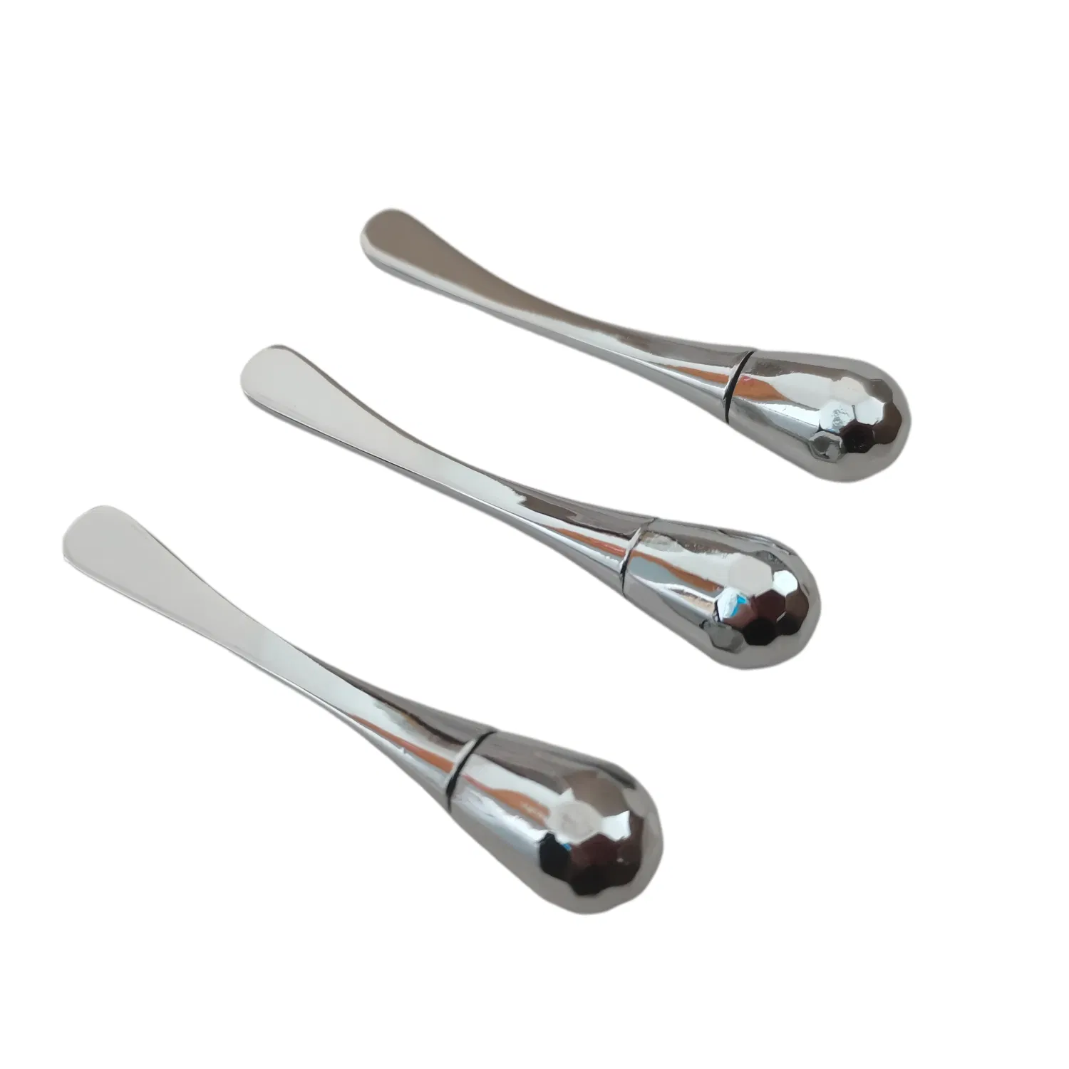 Premium Silver Eye Cream Spatula for Makeup Application Dual Use Silver Eye Cream Scoop and Makeup Applicator