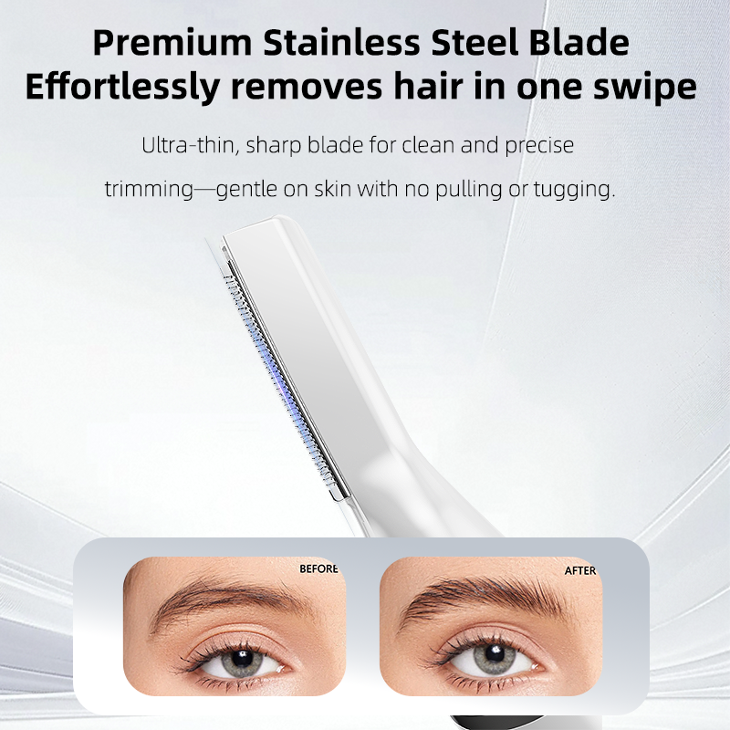 Trueman Electric Disposable Dermaplane Shaving Tool USB Battery Eyebrow Razor Trimmer Portable Outdoor Household Facial Hair