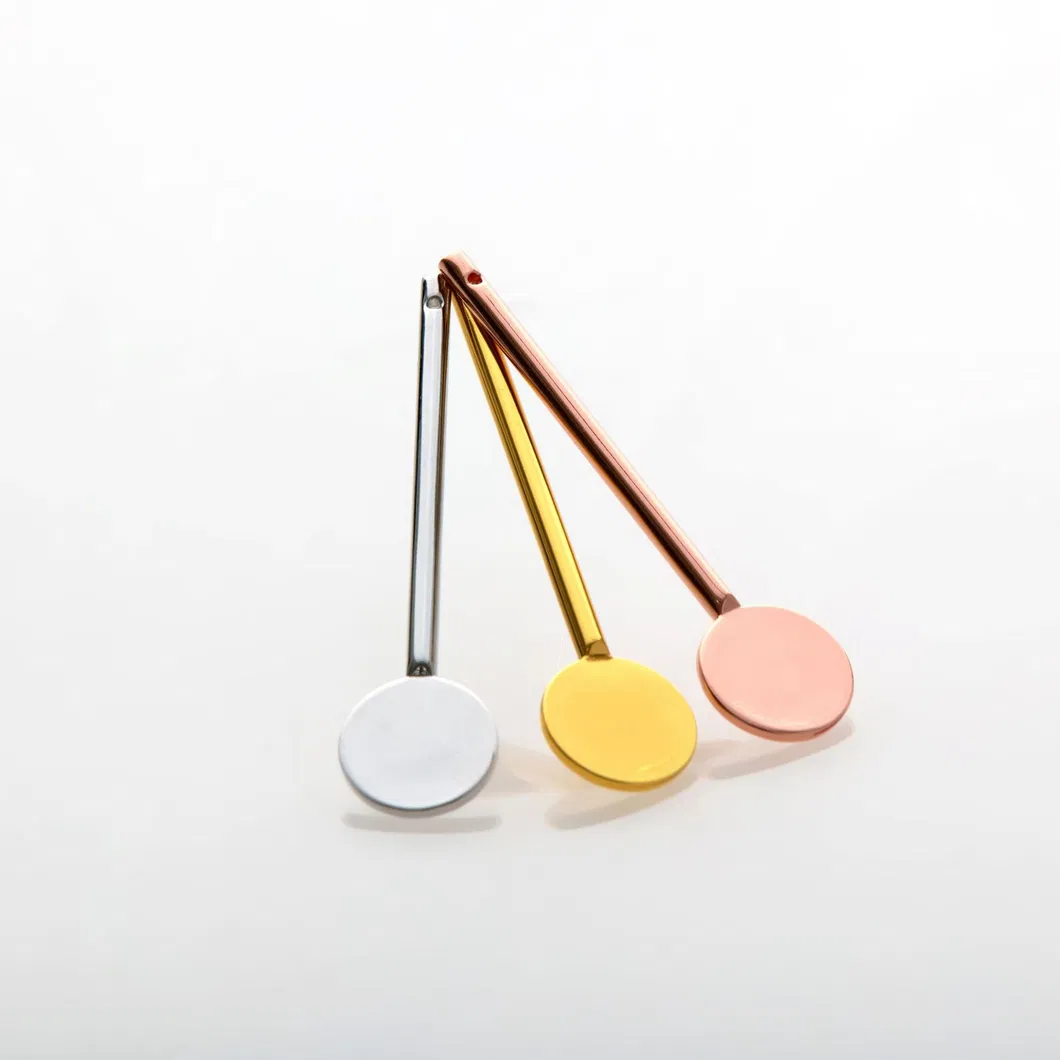 Premium Zinc Alloy Makeup Spatula for Cream Application Durable Metal Makeup Spatula and Spoon for Skincare