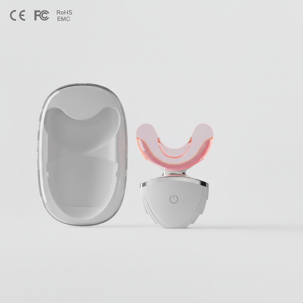 OEM ODM ABS Red Light Therapy Device Wireless Charging Oral Care Tool For Gum Therapy Dental Physiotherapy Home Use