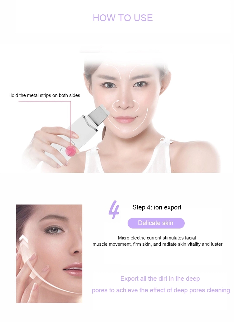 Skin Scrubber Face Spatula,Pores Cleanser Exfoliator Blackhead Remover Comedones Extractor for Facial Deep Cleansing