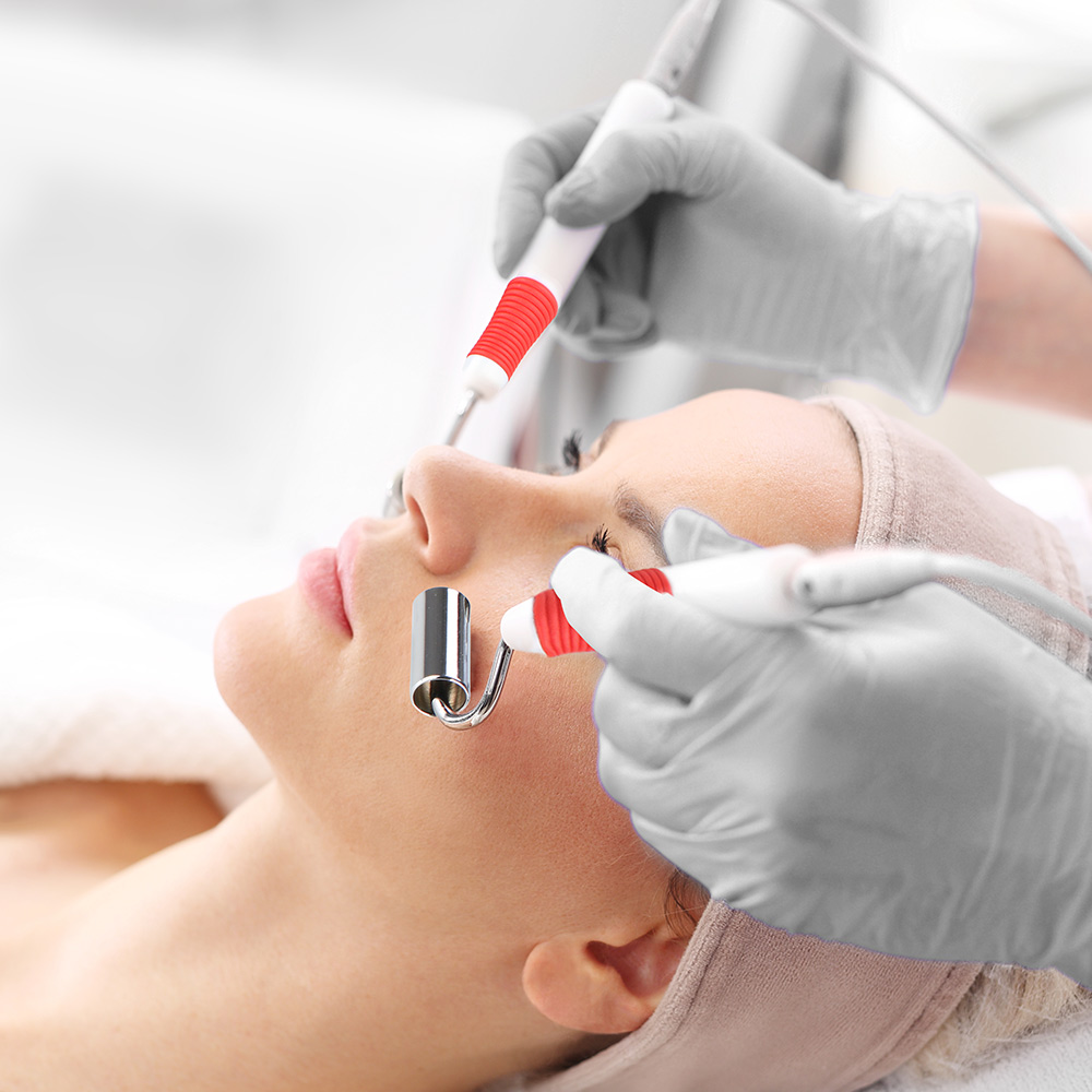 Portable Microcurrent Galvanic Facial Machine With Magic Gloves for Home Use Skin Care Anti-Aging Device