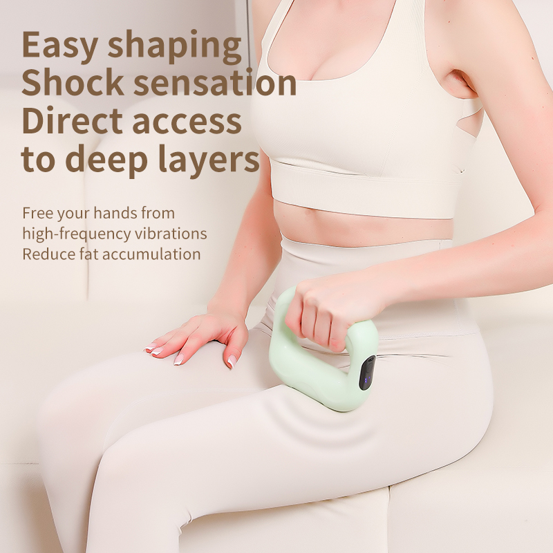 2024 Best Selling LUYAO J18A Rechargeable Facial Ring Electric Massager Powerful Deep Tissue Percussion Massage