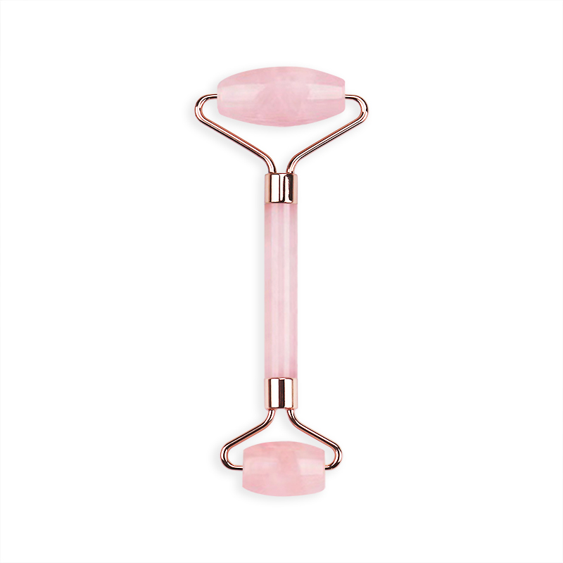 Best Selling Portable Rose Quartz Facial Jade Roller and Gua Sha for Face Body Neck Massage Complete with Box