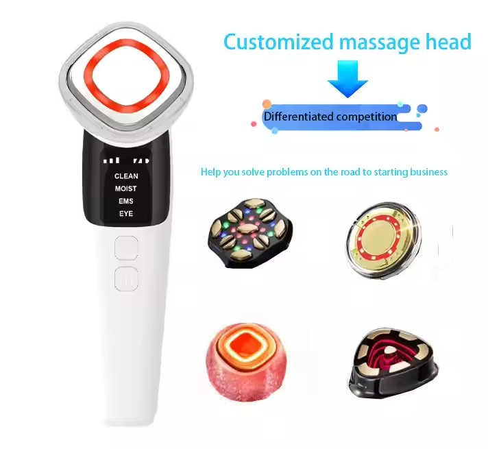 Anti Aging Skin Care LED Photon Microcurrent Facial Eye Lifting Massager Face Lift Beauty Device