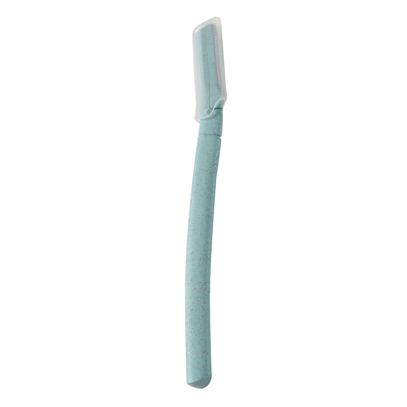 Exfoliation Tool for Face Purple Color Eco- Friendly Eyebrow Razor Trimmer Women Facial Hair Removal Derma Razor Blade