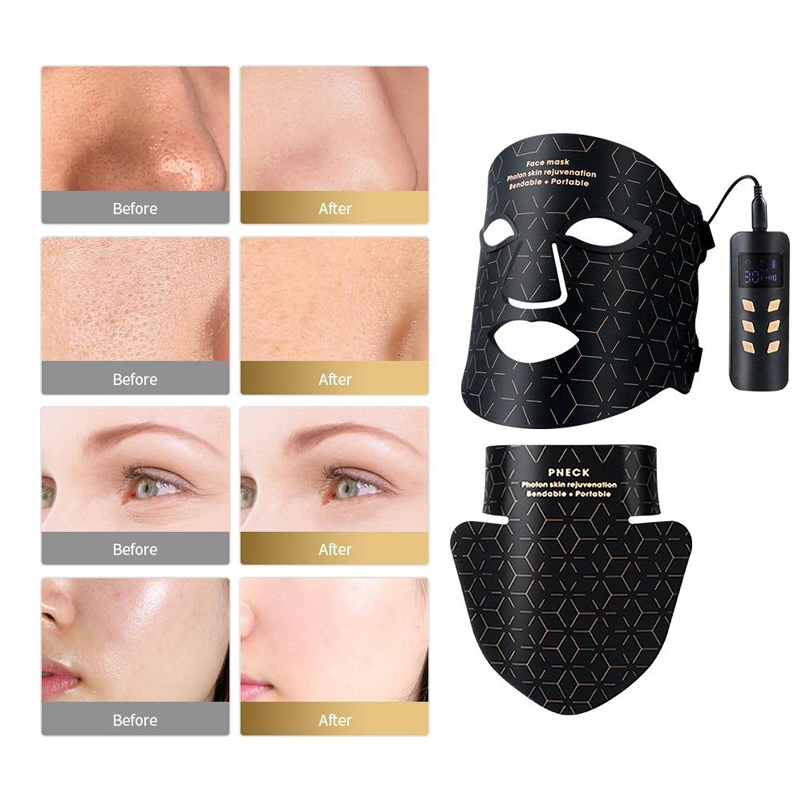 Advanced LED Light Therapy Device for Facial Rejuvenation